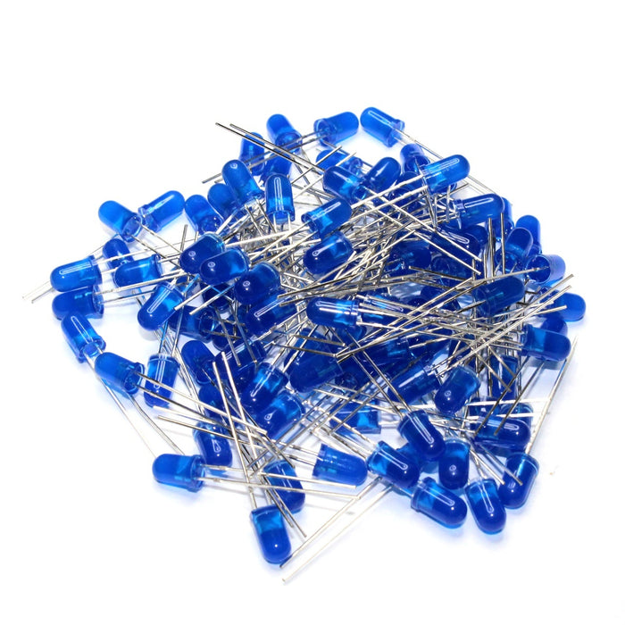 100 Leds difusos de 5mm Azul