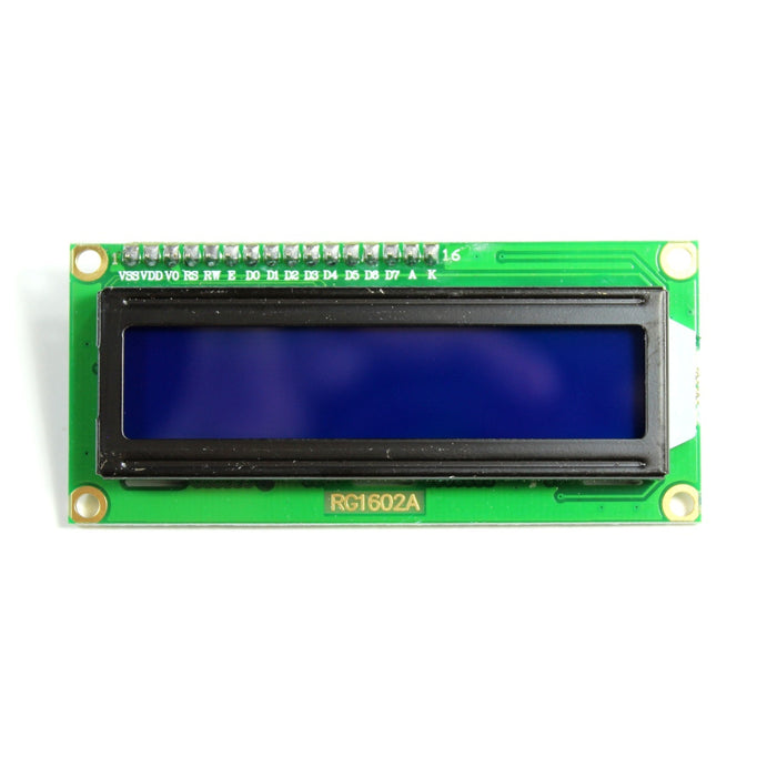 Display LCD 16x2 con i2c fondo azul
