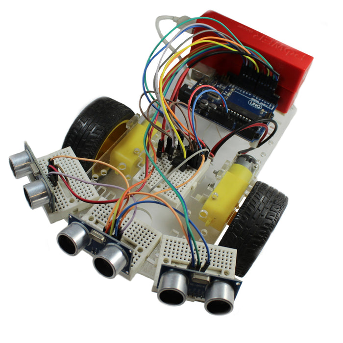 Kit robot evasor de obstáculos para Arduino