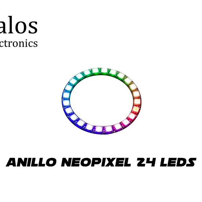 ¿Cómo conectar anillo de leds WS2812B neoPixel con arduino?