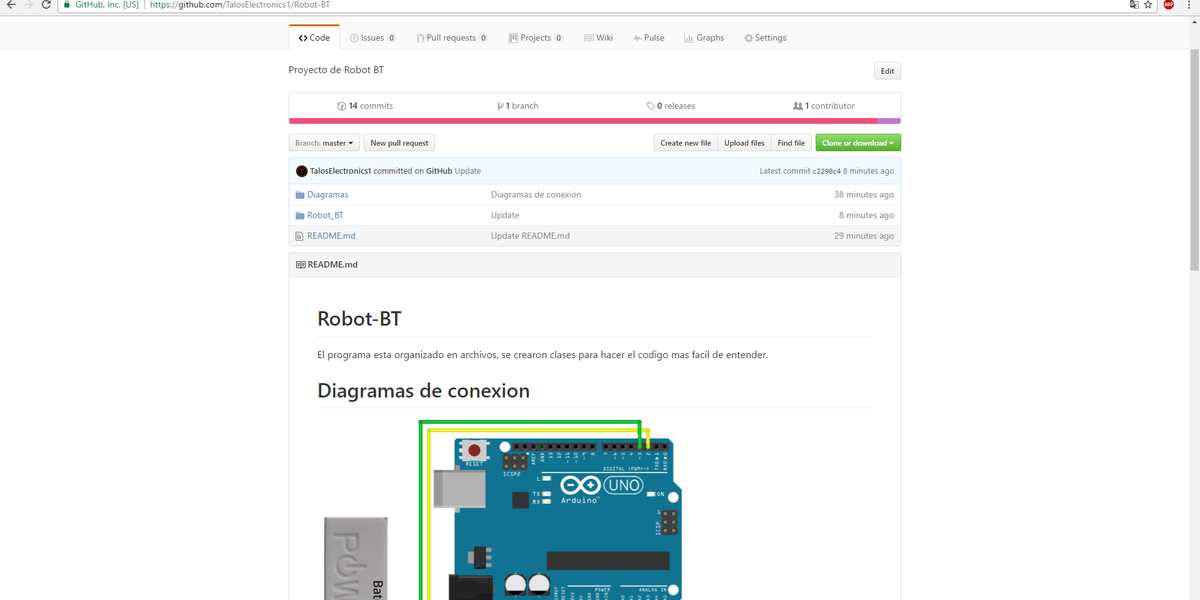Como descargar un proyecto de GitHub — Talos Electronics