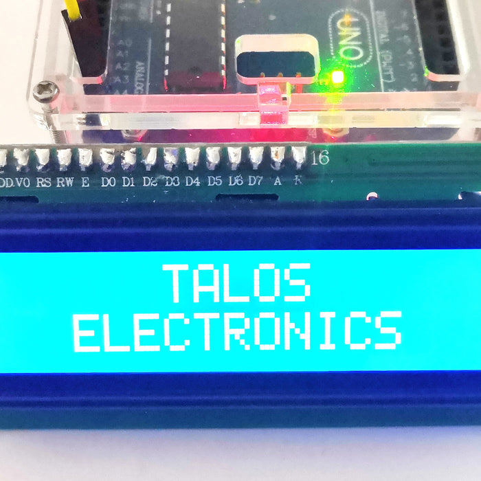 Display LCD 16x2 HD44780 con luz de fondo azul y Modulo I2C