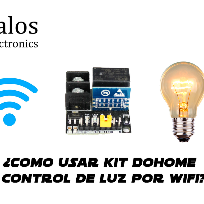 ¿Como usar kit DoHome - control de luz por wifi?