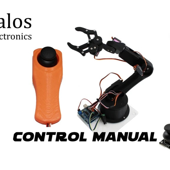 Control Joystick brazo robot