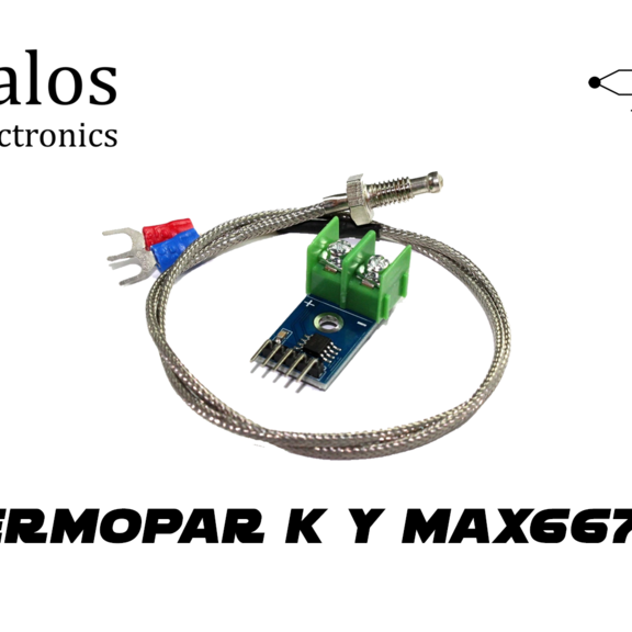 Medir temperatura con termopar tipo K y MAX6675