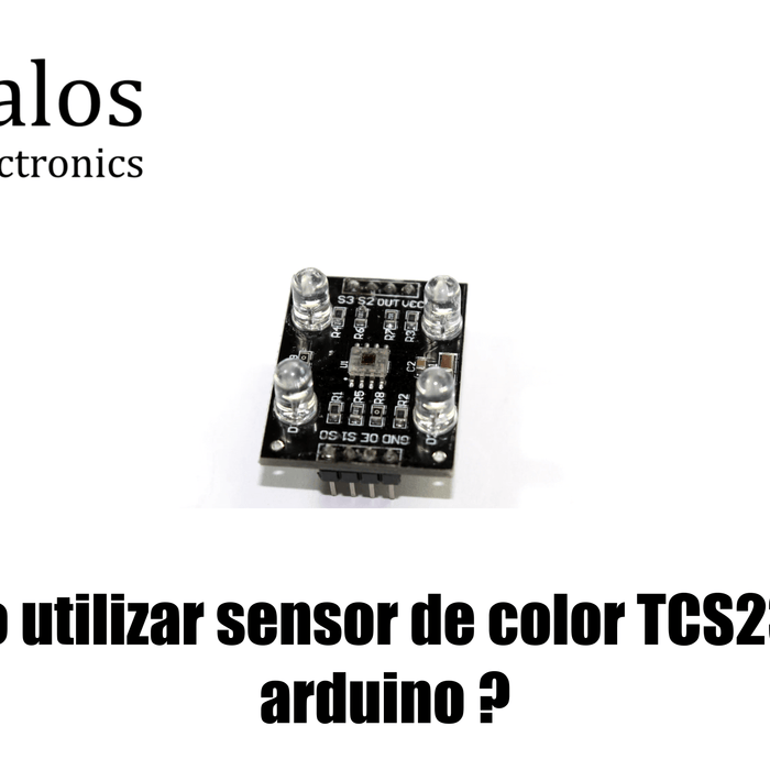 ¿Como utilizar sensor de color TCS230 con arduino facil ?