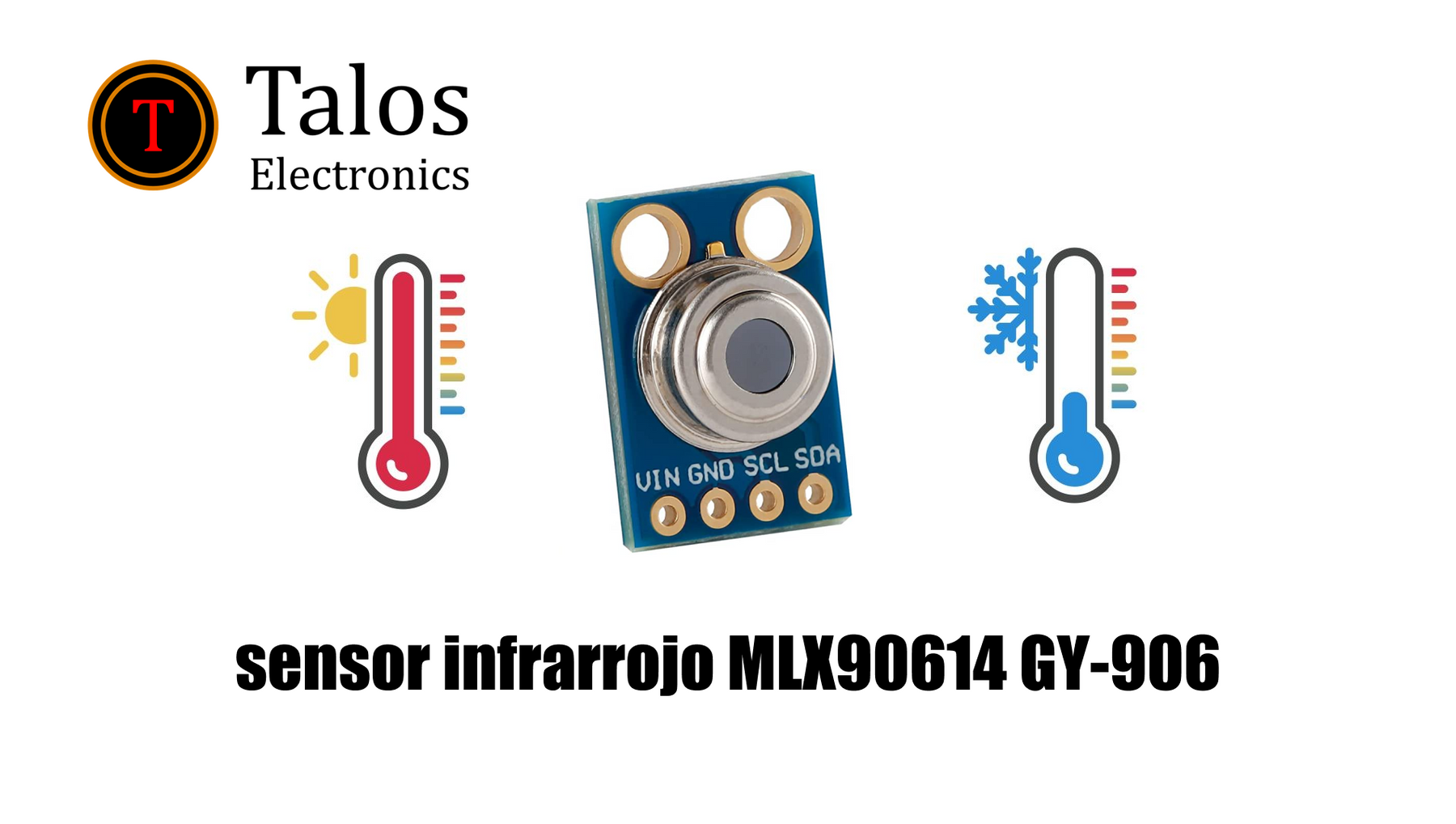 Cómo utilizar el módulo sensor infrarrojo MLX90614 GY-906 para medir la temperatura sin contacto físico