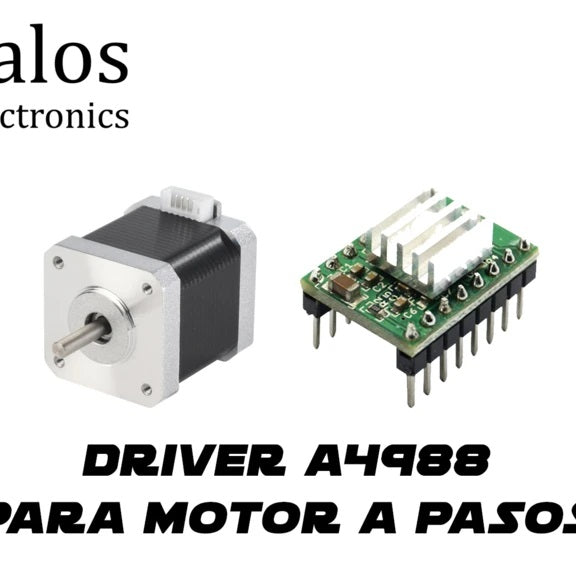 Como controlar motor a pasos con driver A4988
