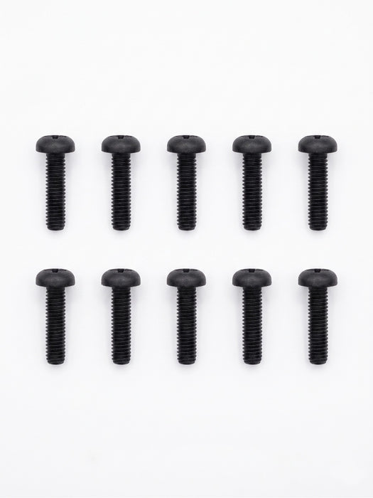 Paquete con 10 tornillos de Nylon M3 10 mm