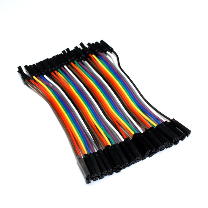 40 Cables Dupont Hembra a Hembra de 10 cm