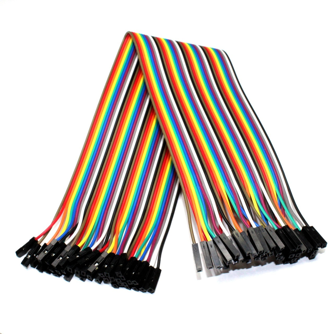 40 Cables Dupont Macho a Hembra de 30 cm — Talos Electronics