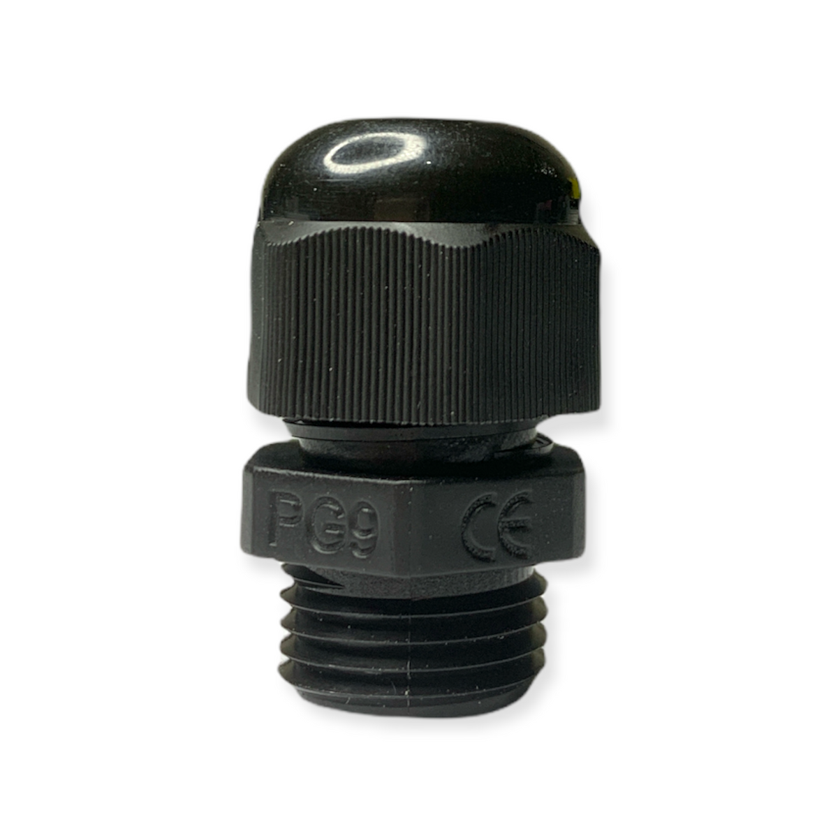 Conector PG9 nylon negro Ip68 — Talos Electronics