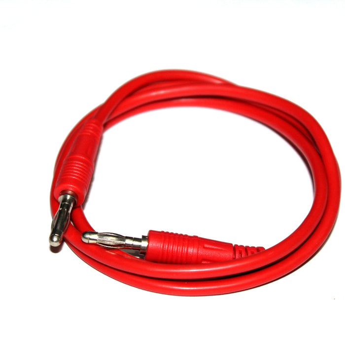 Cable 4mm Banana de 1 metro Rojo