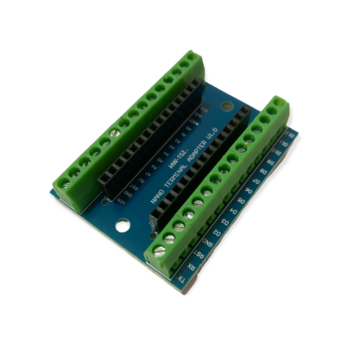 Tornillo shield compatible con arduino nano