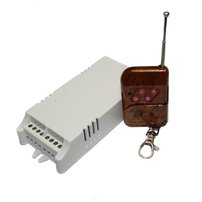 Kit control remoto y receptor RF 433Mhz