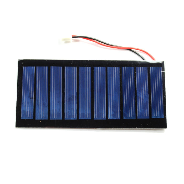 Panel solar policristalino de 10x5 cm 5VCD 100mA 0.5W