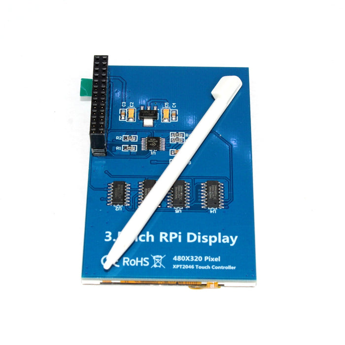 Pantalla LCD Tactil 3.5" con pluma Stylus para Raspberry Pi 3