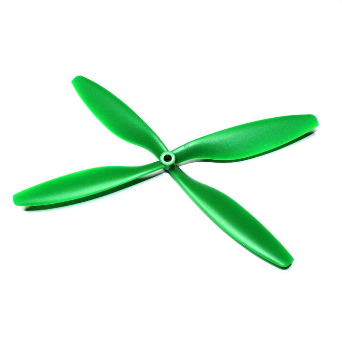 Par de hélices, propelas de nylon 10x4.5 Verde para drone