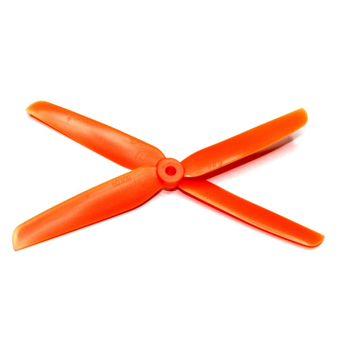 Par de hélices, propelas de nylon 6x30 Naranja para drone