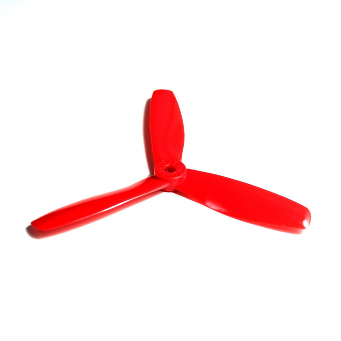Par de hélices propelas de Nylon de 3 palas 5x4.5 Rojo para drone