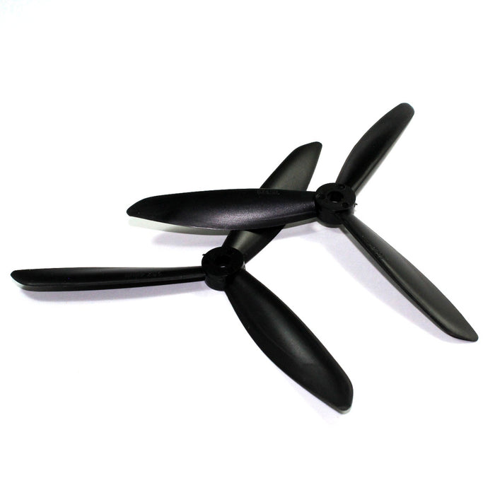 Par de hélices propelas de Nylon de 3 palas 6x4.5 Negro para drone